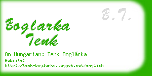 boglarka tenk business card